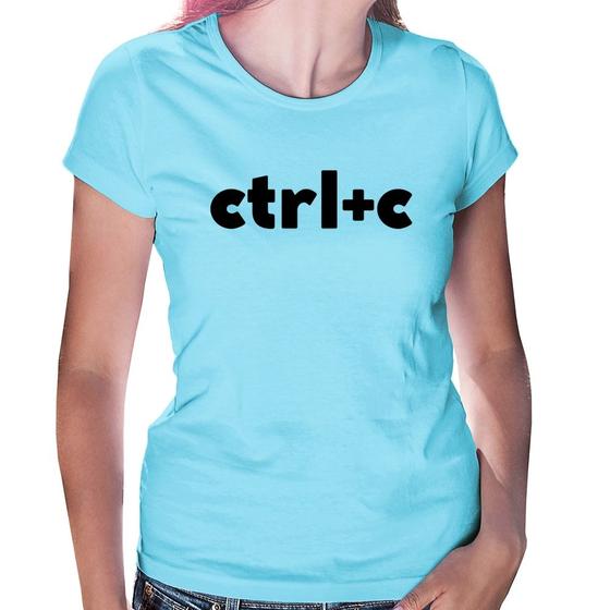 Imagem de Baby Look Ctrl+C - Foca na Moda