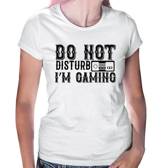 Imagem de Baby Look Do Not Disturb I'm Gaming - Foca na Moda