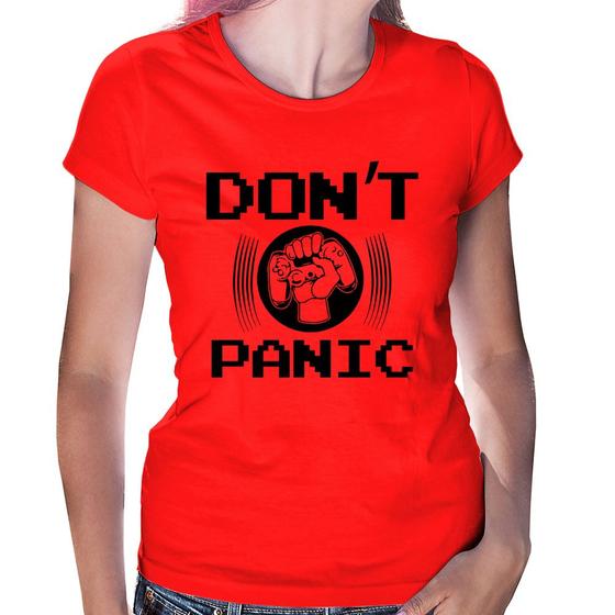 Imagem de Baby Look Don't Panic - Foca na Moda