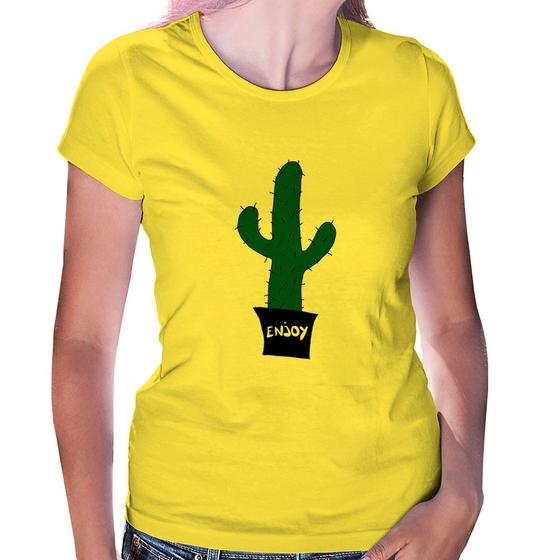 Imagem de Baby Look Enjoy Cactus - Foca na Moda