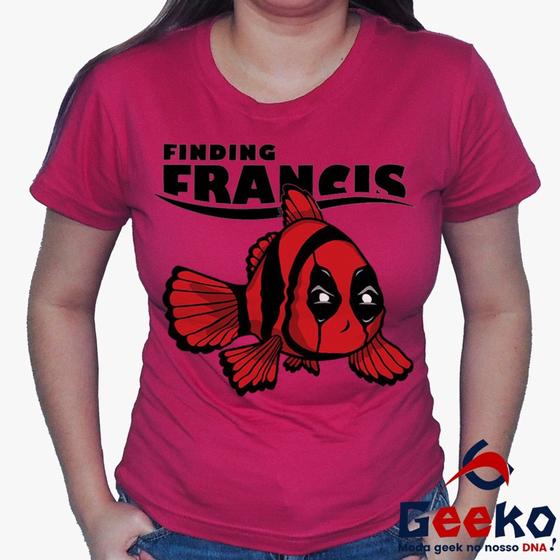Imagem de Baby Look Finding Francis 100% Algodão - Deadpool - Geeko