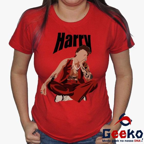 Imagem de Baby Look Harry Styles 100% Algodão - Pop - Geeko