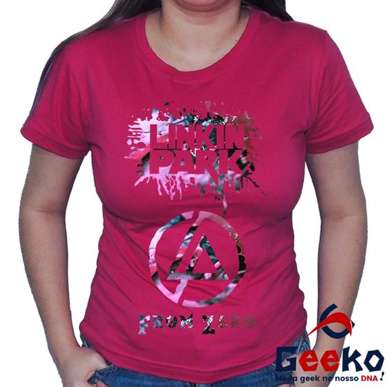 Imagem de Baby Look Linkin Park 100% Algodão From Zero The Emptiness Machine Blusa Rock Emily Armstrong Geeko