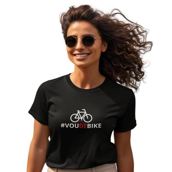 Imagem de Baby Look Marca In Tune Store Camiseta Estampa de Bicicleta voudebike