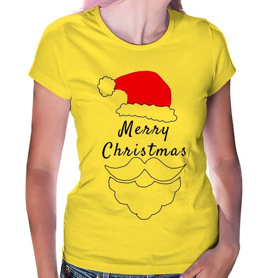 Imagem de Baby Look Merry Christmas - Foca na Moda