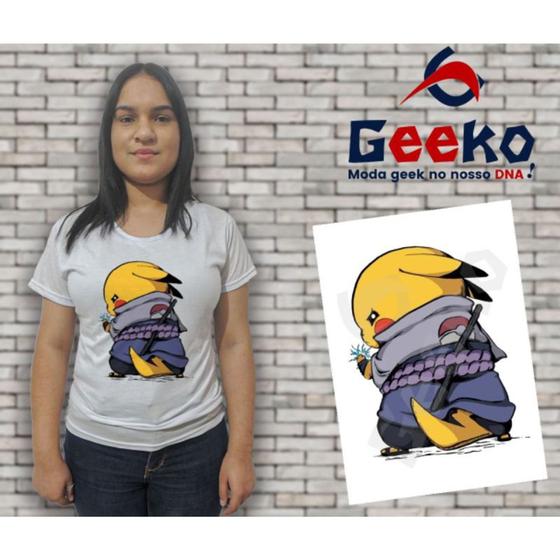 Imagem de Baby Look Pikachu Uchiha - Geeko