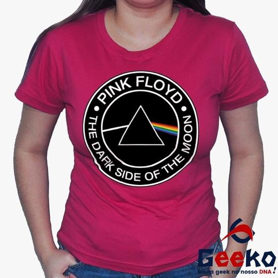 Imagem de Baby Look Pink Floyd 100% Algodão - Rock - Geeko