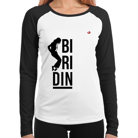 Imagem de Baby Look Raglan Biridin Manga Longa - Foca na Moda
