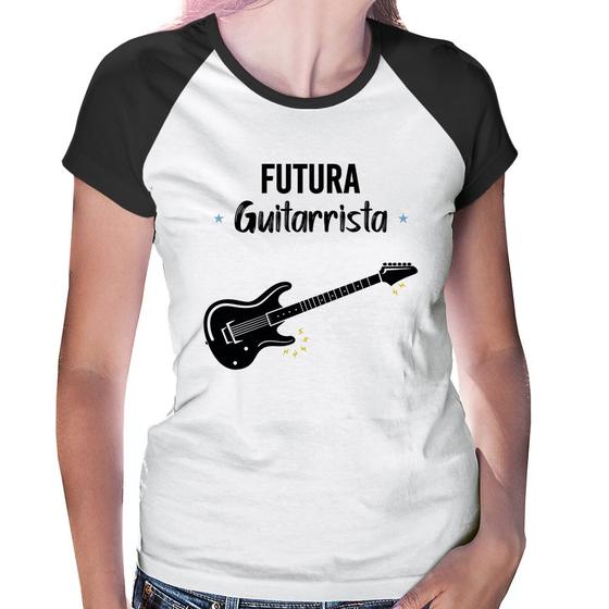 Imagem de Baby Look Raglan Futura Guitarrista - Foca na Moda