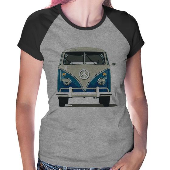 Imagem de Baby Look Raglan Kombi Vintage - Foca na Moda