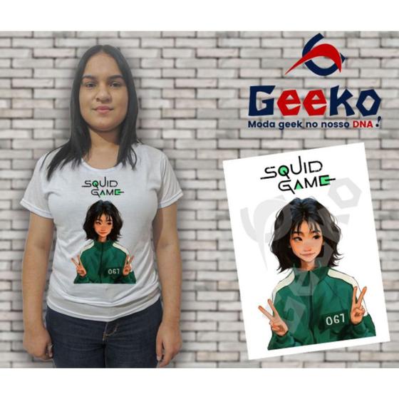 Imagem de Baby Look Round 6 - Squid Game - Sae-byeok - 067 - Geeko