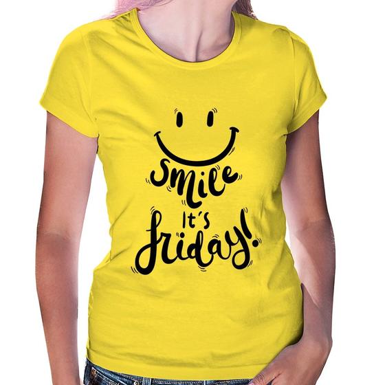 Imagem de Baby Look Smile, It's Friday! - Foca na Moda