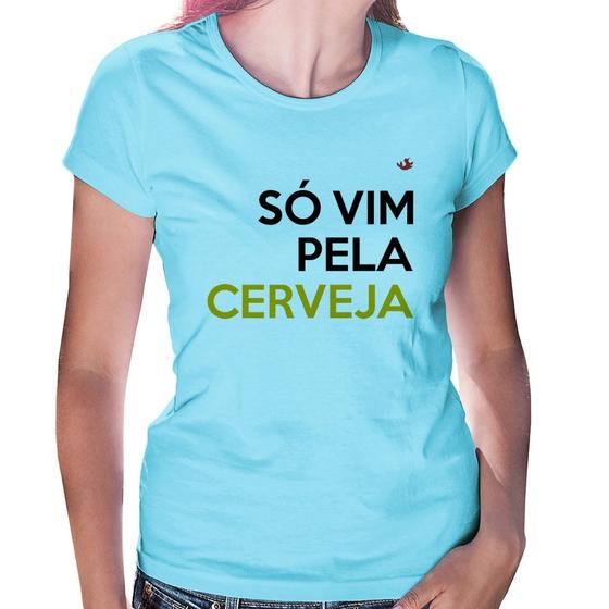 Imagem de Baby Look Só vim pela cerveja - Foca na Moda