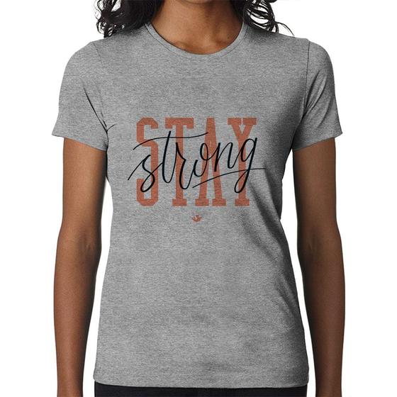 Imagem de Baby Look Stay Strong - Foca na Moda