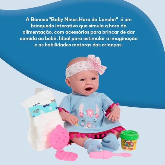 Imagem de Baby Ninos Boneca Bichinhos Hora Do Lanche Cotiplás 2396