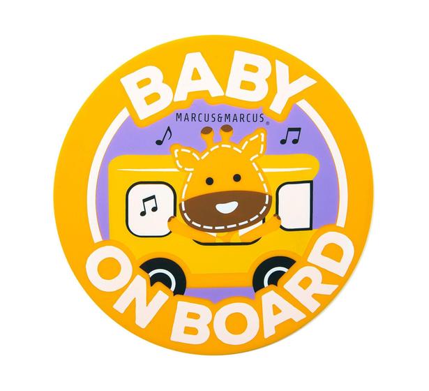 Imagem de Baby on Board para carro/vidro Girafa - Marcus & Marcus