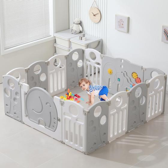 Imagem de Baby Playpen LulliSpace Kids Activity Center Safety 14 painéis