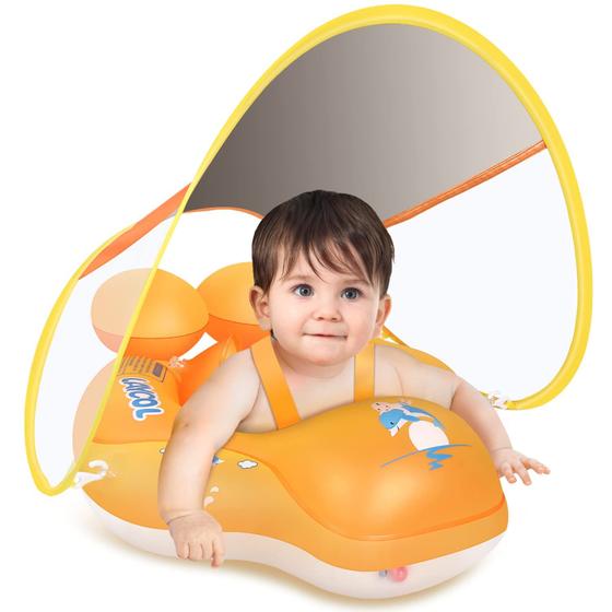 Imagem de Baby Pool Float LAYCOL com dossel de proteção solar UPF50+