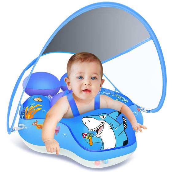 Imagem de Baby Pool Float LAYCOL com dossel de proteção solar UPF50+