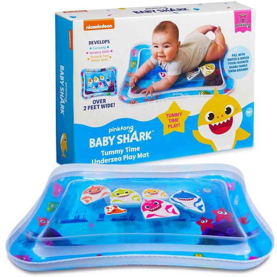 Imagem de Baby Shark Tapete Inflável para Bebê - Conforto e Diversão - Sunny