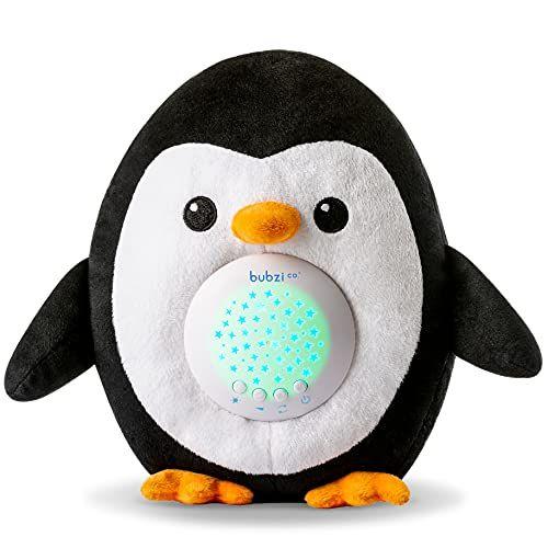 Imagem de Baby Soother Brinquedos Penguin White Noise Sound Machine, Toddler Sleep Aid Night Light, Unique Baby Girl Gifts & Baby Boy Gifts, Baby Shower Gifts, Portable Baby Soother, New Baby Gift, Gender Neutral