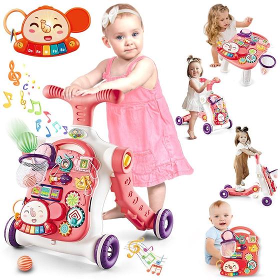 Imagem de Baby Walker VATOS Sit-to-Stand Learning 5 em 1 com música