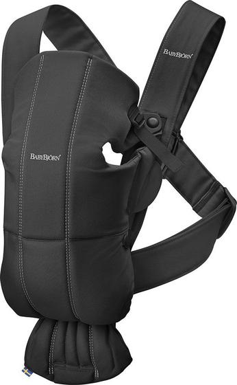 Imagem de BABYBJ&OumlRN Baby Carrier Mini, Algodão, Preto