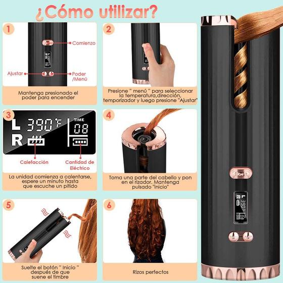 Imagem de Babyliss Miracurl - Modelador Automático de Cabelos Sem Fio - Aquecimento Rápido