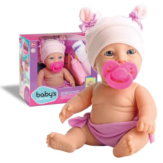Babys By Bambola Faz Xixi Boneca Bebê com Acessórios Bambola Menor preço em Babys By Bambola Faz Xixi Boneca Bebê com Acessórios Bambola