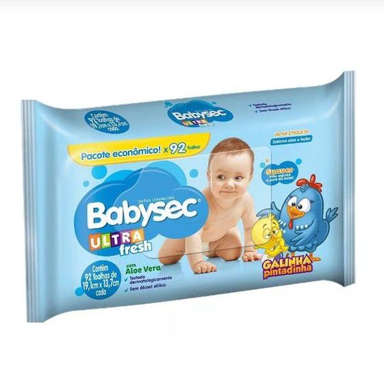 Imagem de Babysec Toalhas Umedecidas Ultrafresh Galinha Pintadinha 46un