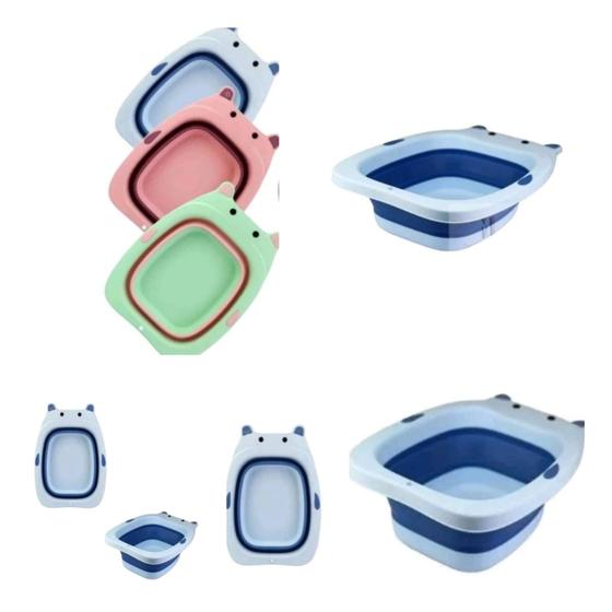 Bacia retrátil Infantil Bacia plástico Silicone Bebê Menor preço em Bacia retrátil Infantil Bacia plástico Silicone Bebê