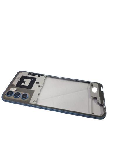 Imagem de Back Com Aro e Lente Câmera Traseira Moto G71 Azul Autorizada Motorola
