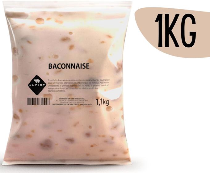 Imagem de Baconese Baconnaise Maionese de Bacon Junior Pouch 1,1 kg