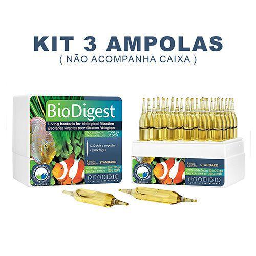 Imagem de Bactérias Naturais Prodibio Biodigest - KIT 3 Ampolas