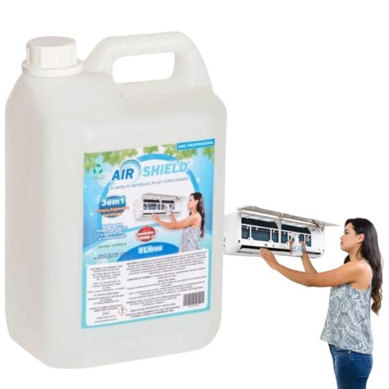 Imagem de Bactericida Limpeza Air Shield Ar Refrigeração 5L