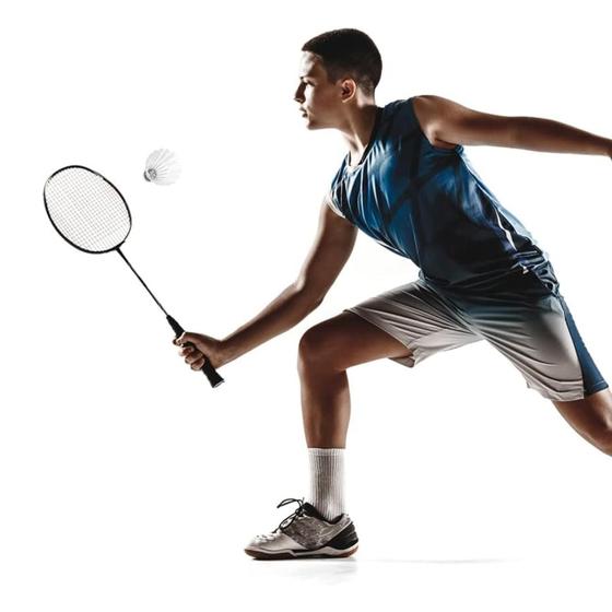 Imagem de Badminton Completo 2 Raquetes, 3 Petecas e Bolsa Jogos
