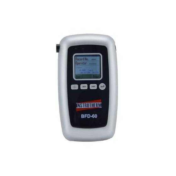 Imagem de Bafômetro Digital Etilômetro Alarme Bluetooth Memória Software Usb Sensor Bfd-60 Portátil Instrutherm Maleta Bocais