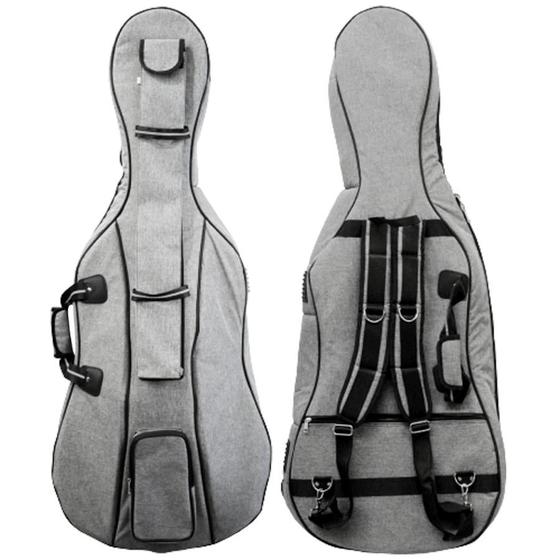 Imagem de Bag Capa Cinza Orquezz Classic Violoncelo 4/4