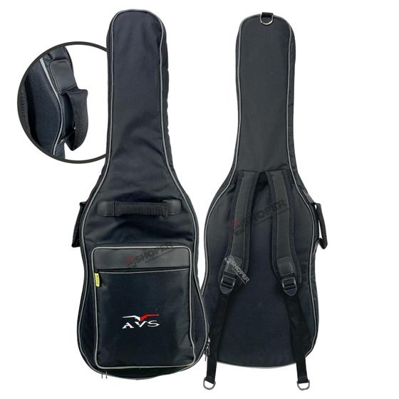 Bag Capa Para Guitarra - Super Luxo Ch200 - Alcochoado Avs Menor preço em Bag Capa Para Guitarra - Super Luxo Ch200 - Alcochoado Avs