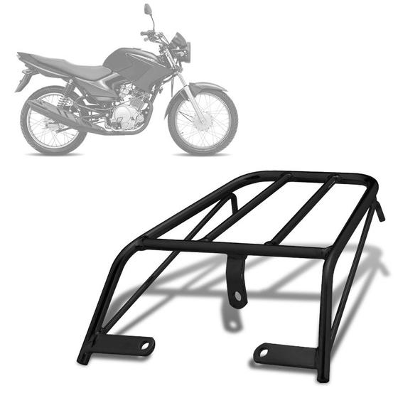 Imagem de Bagageiro Churrasqueira Cargueiro Moto YBR 125 2000 2001 2002 2003 2004 2005 2006 2007 2008 Pro Tork