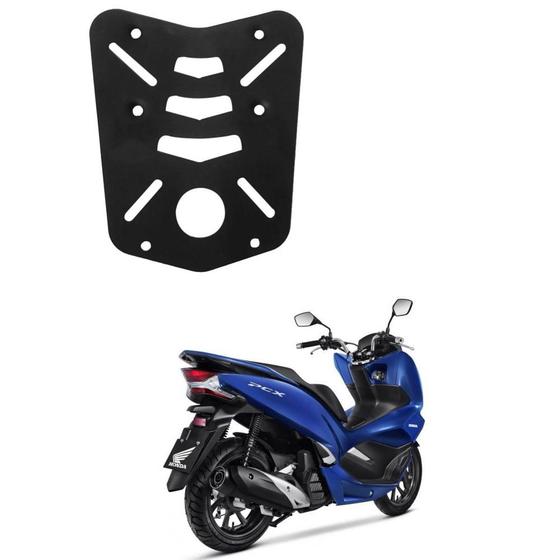 Imagem de Bagageiro (de chapa) fortuna preto honda pcx 150