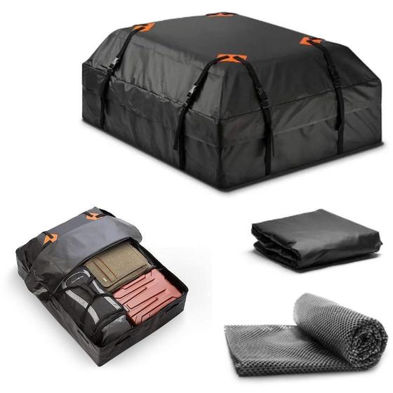 Imagem de Bagageiro De Teto Dobravel Carro Universal 415L Staremcasa