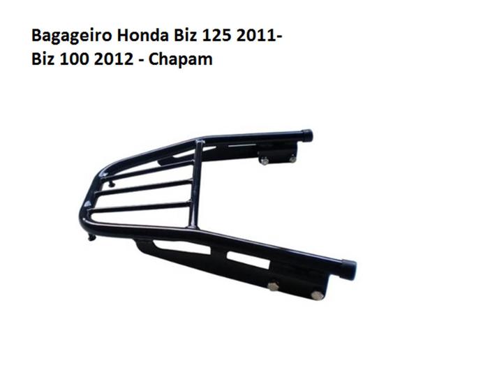 Imagem de Bagageiro Honda Biz 125 2011 - Biz 100 2012 - Chapam