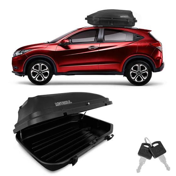 Imagem de Bagageiro Maleiro de Teto Motobul Honda HR-V 2016 a 2018 270 Litros 50KG Preto