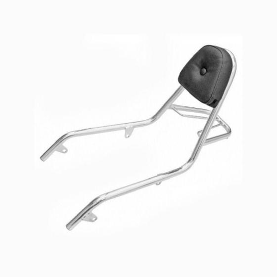 Bagageiro Sissy bar Suzuki Intruder 125 Cromado Com Encosto Chapam