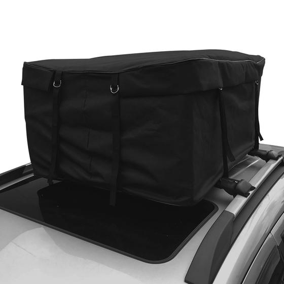 Bagageiro Teto Maleiro 340 litros Resistente Mala Dobrável Para Carro Com Rack Menor preço em Bagageiro Teto Maleiro 340 litros Resistente Mala Dobrável Para Carro Com Rack