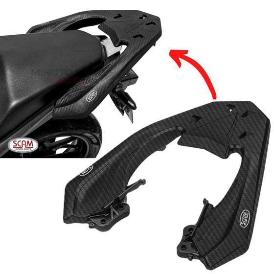 Bagageiro Twister 250 Fiber force SCAM Suporte de bau superior bauleto Honda CB 250F CB250 F 2016 a 2023 Menor preço em Bagageiro Twister 250 Fiber force SCAM Suporte de bau superior bauleto Honda CB 250F CB250 F 2016 a 2023