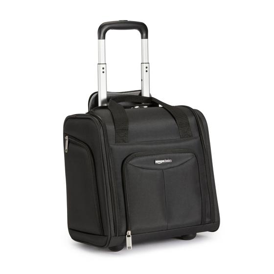 Imagem de Bagagem Amazon Basics Underseat Carry-On de 14 polegadas preta