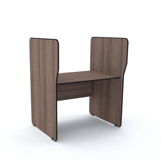 Imagem de Baia p/ atendimento simples inicial pandin maxxi - walnut/preto