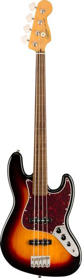 Imagem de Baixo Fender Squier Classic Vibe 60S Jazz Bass Fretless 3 Color Sunburst